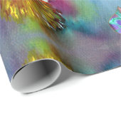 赤い蝶オンTHISTLES,ハートバレンタインデー ラッピングペーパー (ロールコーナー)