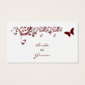 赤い蝶感謝していよは人の結婚為に (裏面)