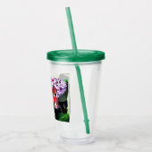 赤い蝶 アクリルタンブラー (左)