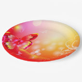 赤い蝶 ペーパープレート (アングル)