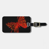 赤い蝶 ラゲッジタグ (正面横)