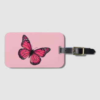赤い蝶 ラゲッジタグ