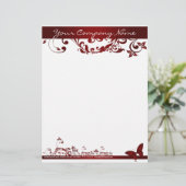 赤い蝶 レターヘッド (スタンド正面)