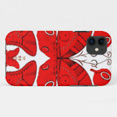 赤い蝶 Case-Mate iPhoneケース (裏面(横))