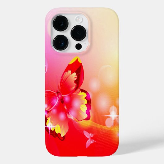 赤い蝶 Case-Mate iPhoneケース (裏面)