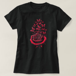 赤い蝶 Tシャツ