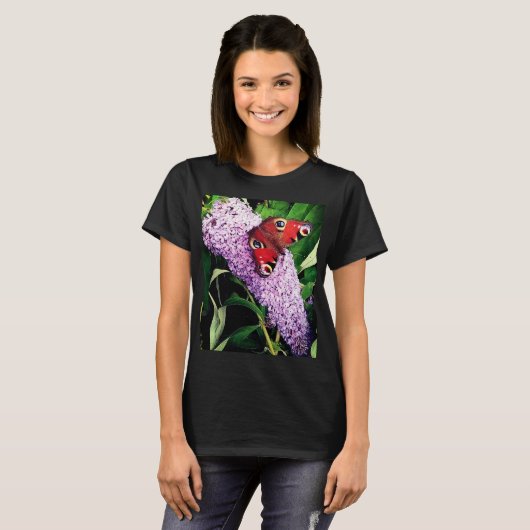 赤い蝶 Tシャツ (正面フル)