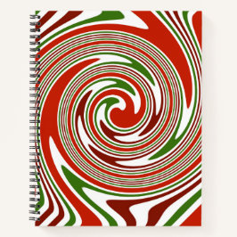 赤い螺旋 ノートブック