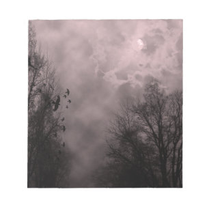 赤い血幽霊のよく出るの空とレイブン ノートパッド