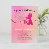 赤い衣料品店への招待 招待状 (スタンド正面)