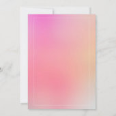 赤い衣料品店への招待 招待状 (裏面)