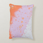 赤い表面の水滴 アクセントクッション (裏面(縦))