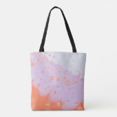 赤い表面の水滴 トートバッグ (裏面)