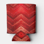 赤い装飾グリッタークーラーボックス 缶クーラー (裏面)