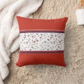 赤い装飾用クッションとハートパネルMO JO枕 クッション (ブランケット)