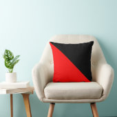 赤い装飾用クッション クッション (椅子)