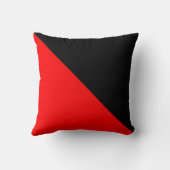 赤い装飾用クッション クッション (裏面)