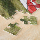 赤い複葉機 ジグソーパズル (側面)