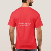 赤い親 Tシャツ (裏面)