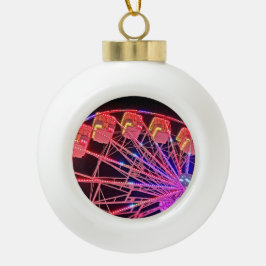 赤い観覧車 セラミックボールオーナメント