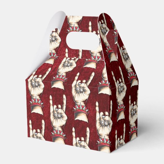 赤い角を上げる フェイバーボックス (正面サイド)