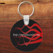 赤い触手精神病 キーホルダー (正面)