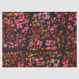 赤い詰め合わせ花ティッシュペーパー 薄葉紙