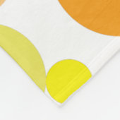 赤い認識度リボン+メッセージ フリースブランケット (角)