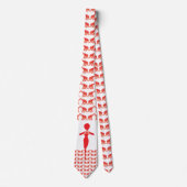 赤い象ネクタイ ネクタイ (正面)