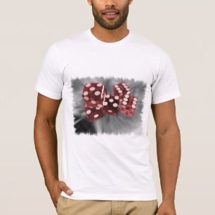 赤い贅沢家のサイコロラスベガス Tシャツ