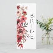 赤い赤面フローラバラ予約席 メニュー (スタンド正面)