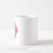 赤い足のカフェ コーヒーマグカップ (中央)