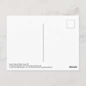 赤い踊り姿葉書 ポストカード (裏面)