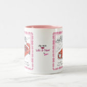 赤い車のマグ ツートーンマグカップ (中央)