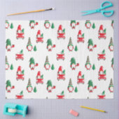 赤い車の可愛いクリスマス格言ツリー 薄葉紙 (クラフト)