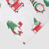 赤い車の可愛いクリスマス格言ツリー 薄葉紙 (詳細)