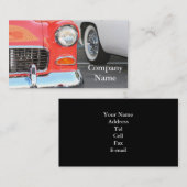 赤い車の名刺 名刺 (正面/裏面)