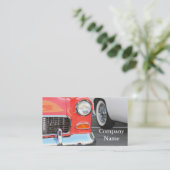 赤い車の名刺 名刺 (スタンド正面)