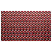 赤い車掌車のビクトリアンな蒸気の列車 ファブリック (ヤード)