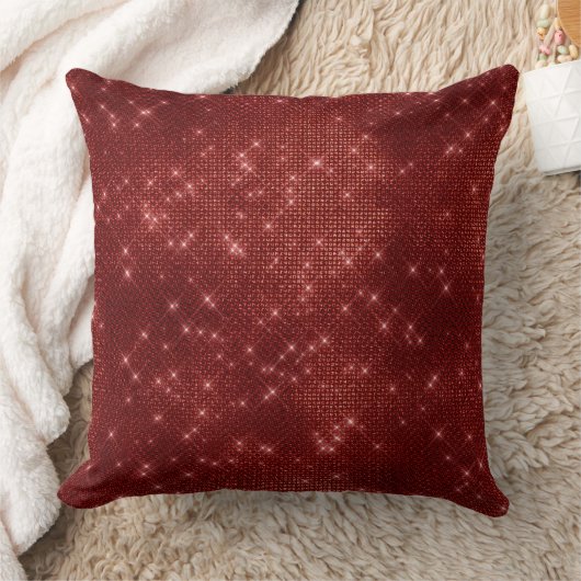 赤い輝き クッション (ブランケット)