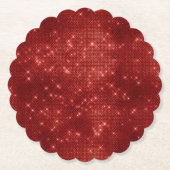 赤い輝き ペーパーコースター (正面)