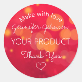 赤い輝き ラウンドシール