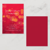 赤い輝き 名刺 (正面/裏面)