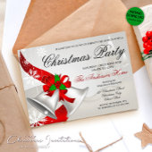 赤い輪の銀の鐘　法人クリスマス・パーティー 招待状