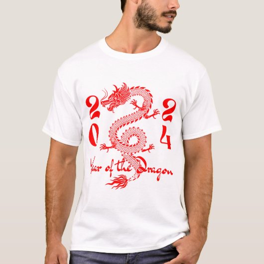 赤い辰年 Tシャツ (正面)