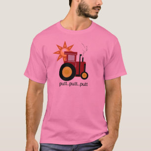 赤い農場トラクターのTシャツおよびギフト Tシャツ