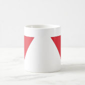 赤い逆三角形 コーヒーマグカップ (中央)