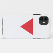赤い逆三角形 Case-Mate iPhoneケース (裏面(横))