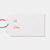 赤い遊リボンの猫 ギフトタグ (裏面横)