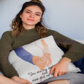 赤い運命の糸 – ソウルメイト手を持つ愛Ar クッション